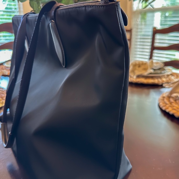 Kate Spade Nylon Tote, Silver Hardware - Black - Lightly Worn - Picture 5 of 7